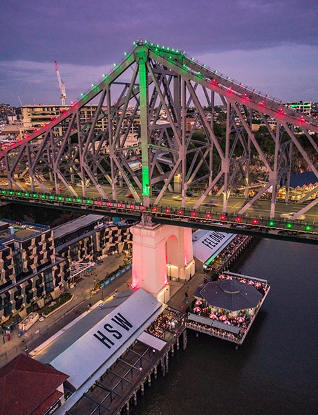 Light in the bridge, Howard Smith Wharves, Brisbane