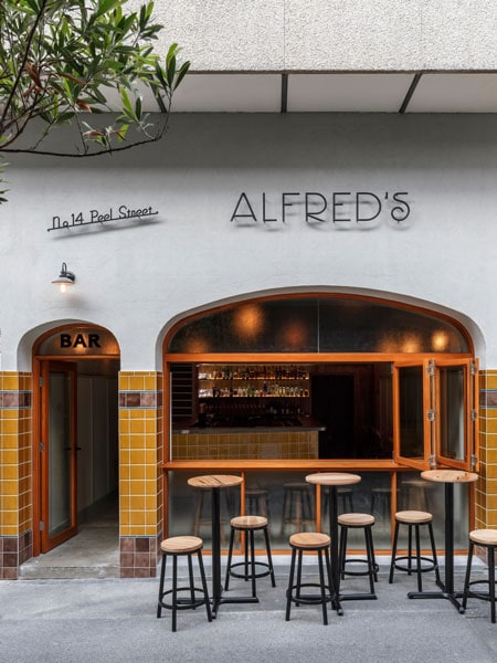 Alfred's Bar on Peel Street Adelaide