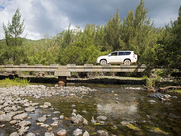 Car crossing, Boyd River, Dalmorton, NSW National Park, Australia