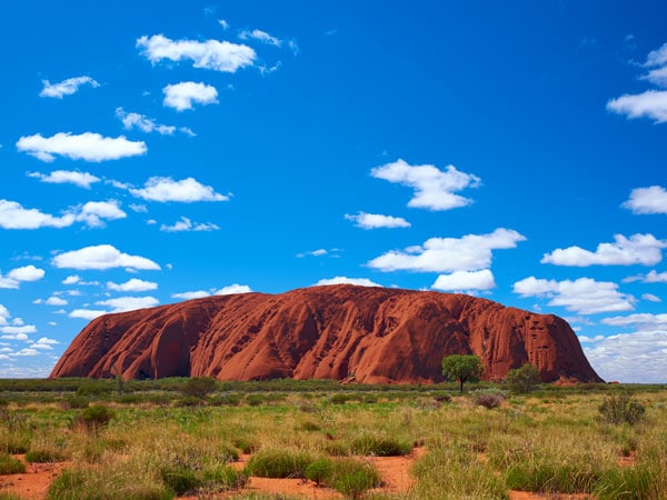 Clouds over Uluru in Northern Territory