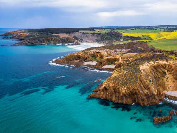 King George Beach on Kangaroo Island