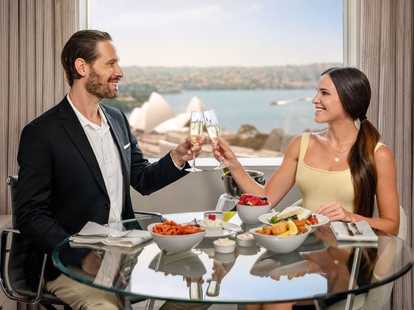 Couple, Wine night, Marriott Sydney Harbour Hotel, NSW Australia