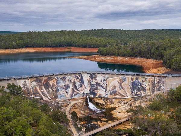 Wellington Dam Mural, WA