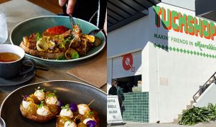Food at a restaurant in Ballarat and the Tuckshop in Melbourne
