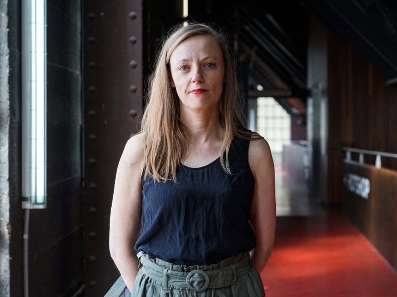 Canberra Glasswork's artistic director, Aimee Frodsham.