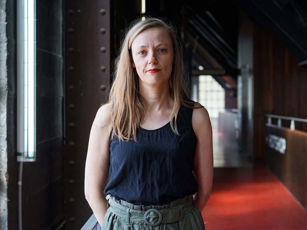 Canberra Glasswork's artistic director, Aimee Frodsham.