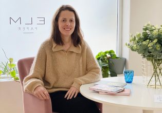 Ella Munro owner of Elm Paper