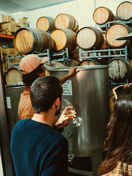 Renzaglia Wines cellar, Bathurst NSW