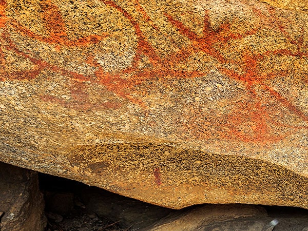 Rock Art, Mount Yarrowyck Nature Reserve