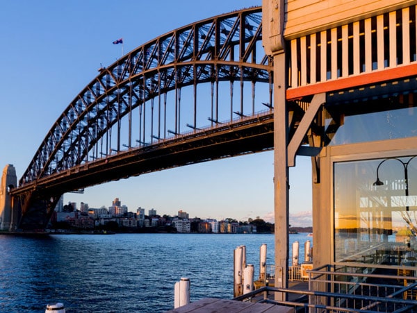Pemandangan Sydney Harbour Bridge dari Water Room.