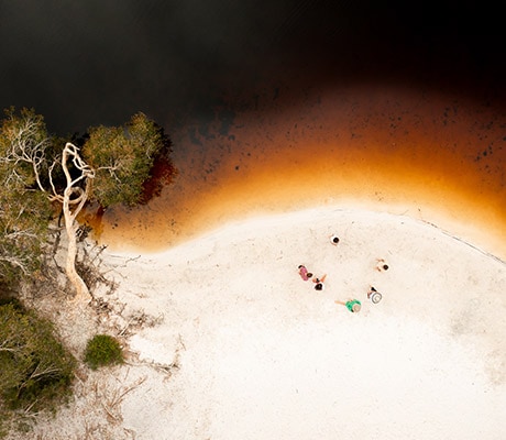 Yura Tours, Brown Lake, Minjerribah, North Stradbroke Island, QLD