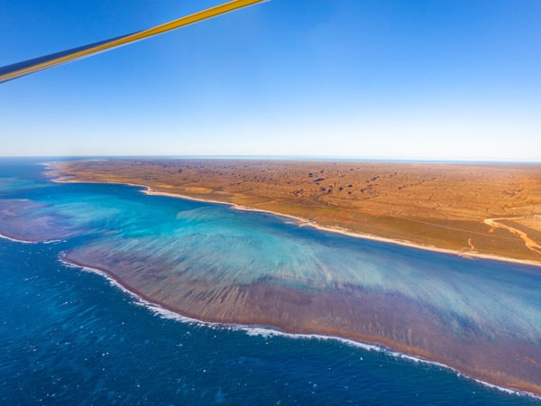 Aerial view of Ningaloo Reef