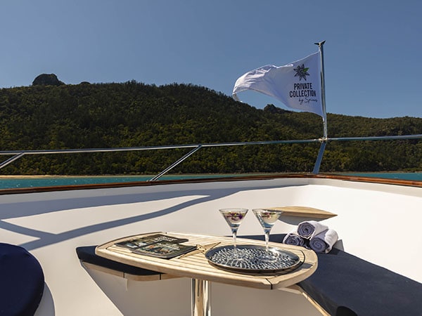 Upper deck, Private yacht, Phoenix One Superyacht, the Kimberleys and NT, Australia