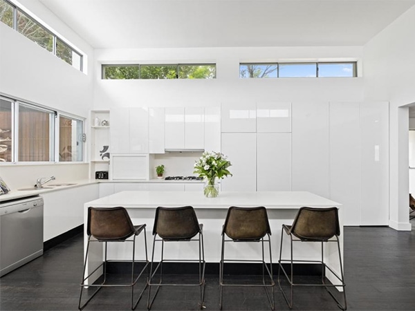 Modern design at Eau de Vie.