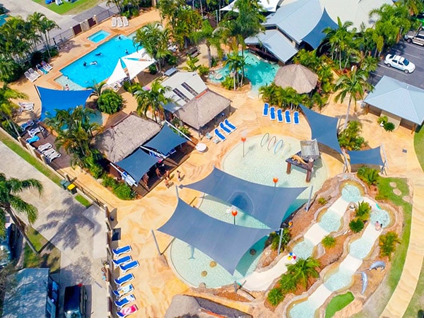Blue Dolphin Resort from above