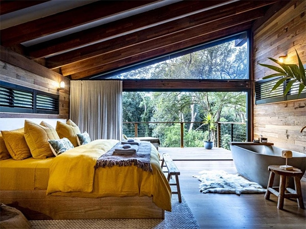 bedroom Amani Luxury Eco Lodge.