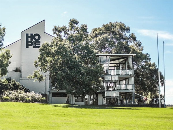 Hunter houses the proud facade of Hope Estate