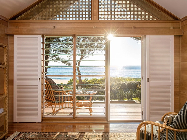 beachside bungalow at Kim’s Beachside Retreat.