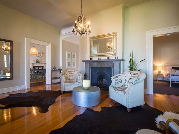 Interior of Camellia Cottage Airbnb in Hunter Valley