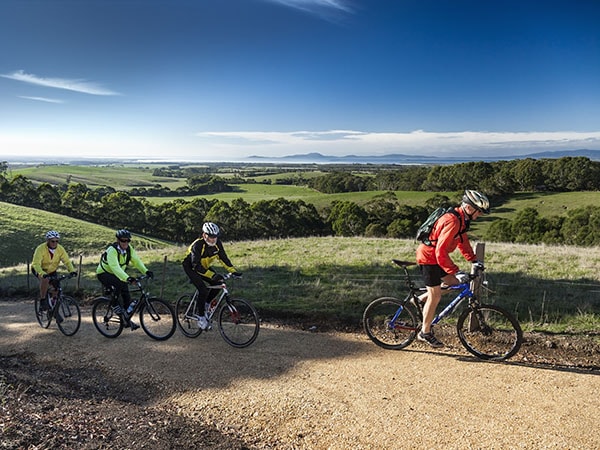 Cycling, Great Southern Rail Trail, South Gippsland, Australia