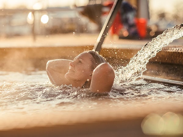 Lady Swimming, Pilliga Artesian Bore Bath, Narrabri, Australia