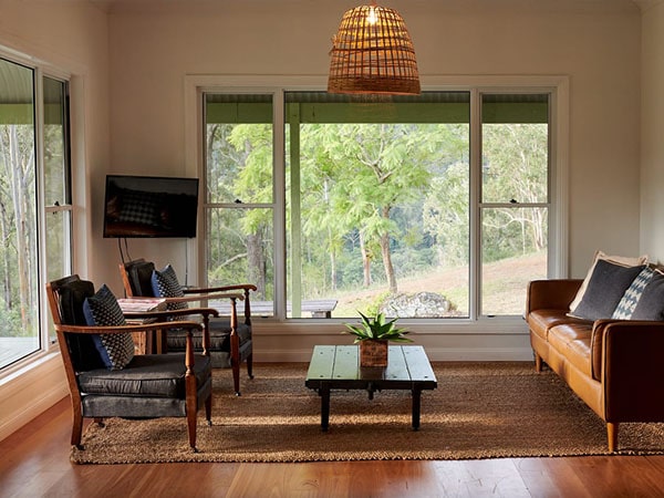 Living room at Maggie's Cottage Airbnb