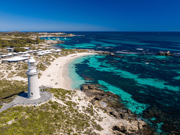 Pinky Beach Bathurst Lighthouse Rottnest Island