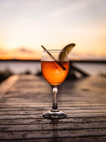 Sunset drink, Getaway, Christmas Island, Australia