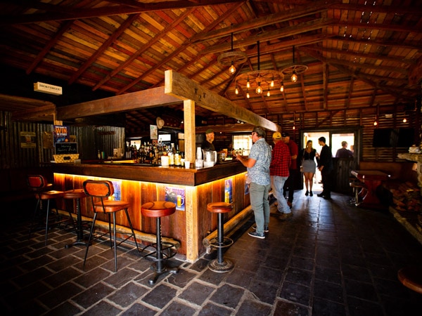the vintage interior of Wollombi Tavern, Hunter Valley