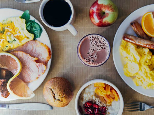 Breakfast Spread at the Breakfast Room