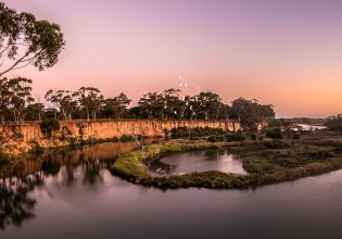 K Road Cliffs and Werribee River