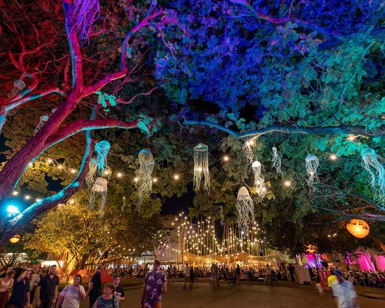 Festival grounds of Darwin Festival 2021