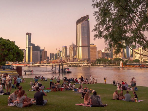 South Bank in Brisbane