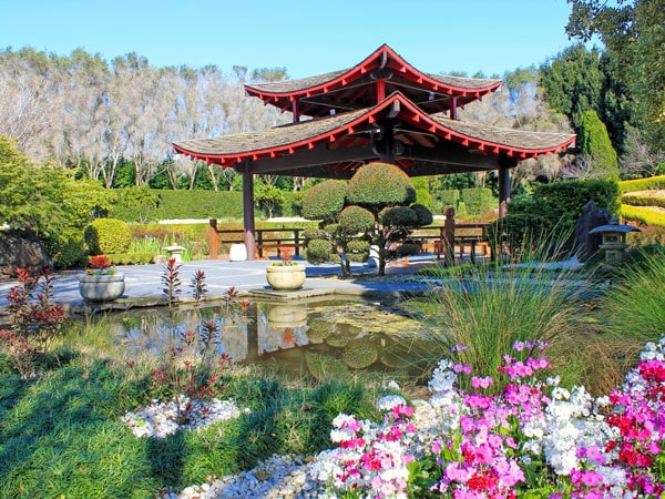 a peaceful scenery at the Hunter Valley Gardens
