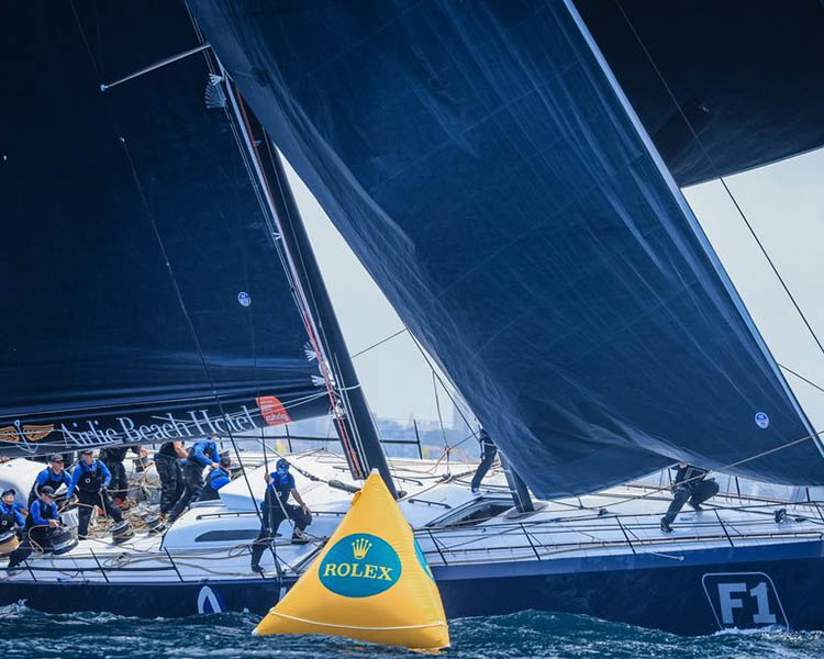 Yachts at the Rolex Sydney to Hobart