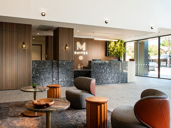 Reception and Lobby, Majestic Hotels and Apartments, Adelaide, South Australia