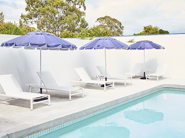 Pool area at Sails