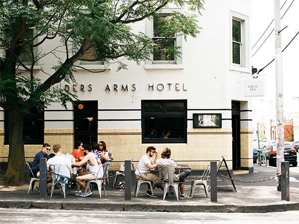 The Builders Arms Hotel is a Fitzroy