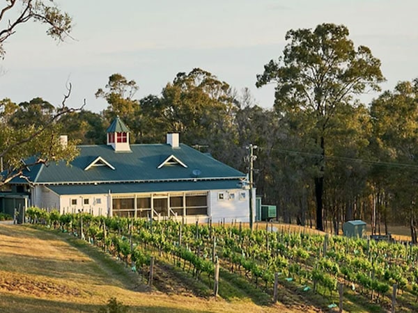 Exterior of Wandin Wines in Hunter Valley
