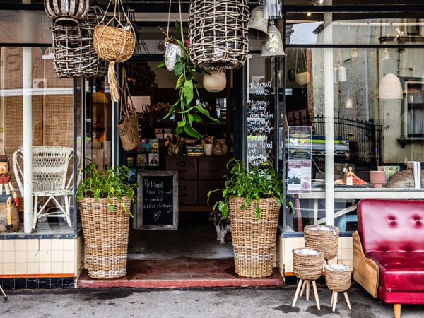 local handicrafts on display at Worn Out Wares, Hunter Valley