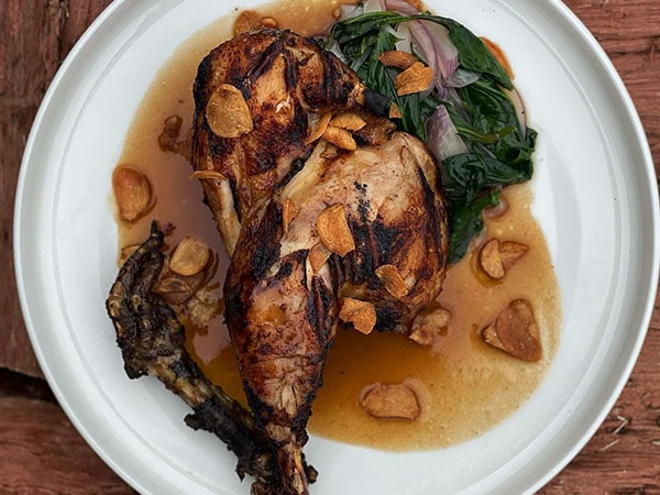 Yellow Billy Restaurant's BBQ Cornish Hen Dish