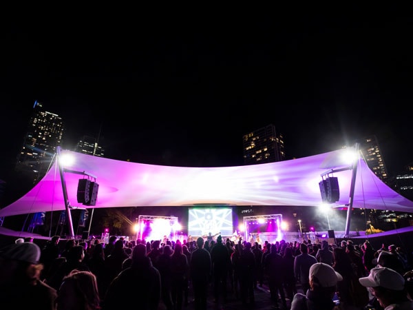 Tumbalong Nights at Vivid Sydney