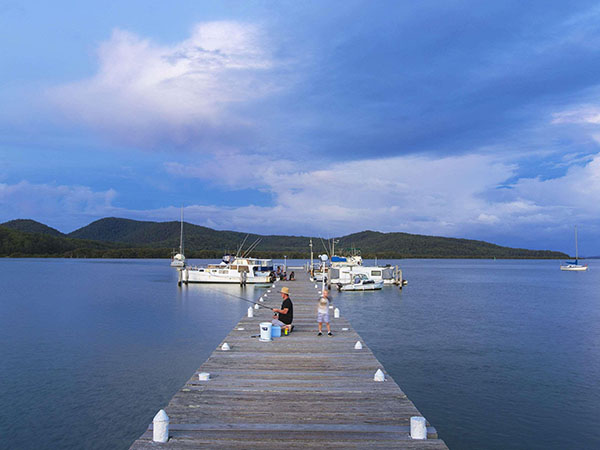Jetty of Big4 Karuah Jetty Holiday Park