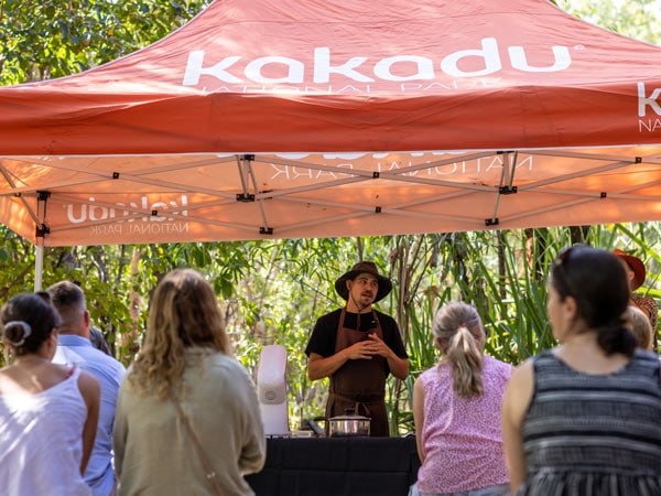 A demonstration at Taste of Kakadu
