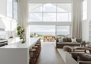 The interior of Talm Beach House in Port Stephens.