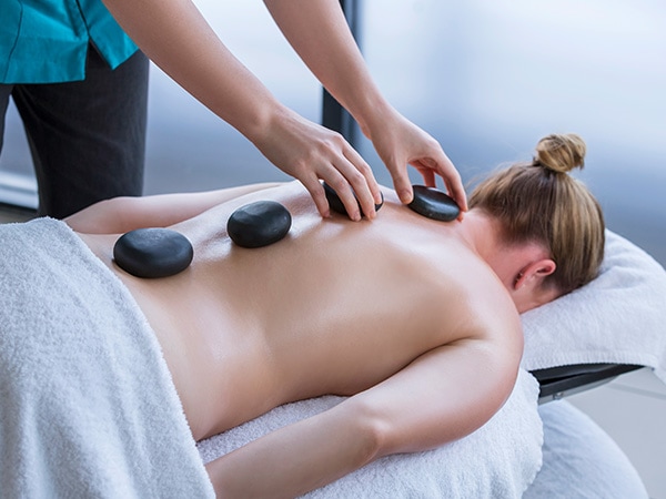 Stone massage, One Spa at the RACV Noosa Resort, Australia