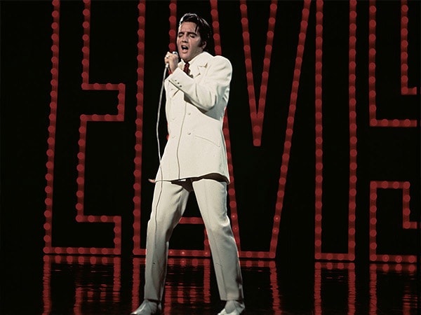 Elvis Presley in the 1968 NBC television special, Singer Presents… Elvis, later known as the ‘Comeback Special’.