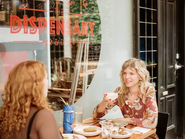 Women dining at The Dispensary in Bendigo