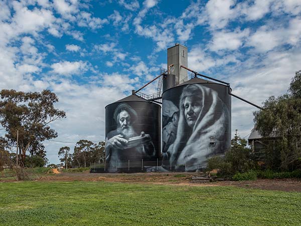 St Arnaud Silo Art, Grampians, VIC, Australia