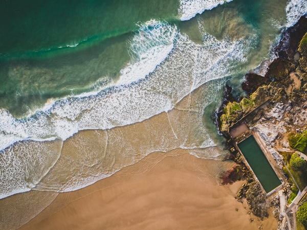 Main Beach in Yamba, NSW
